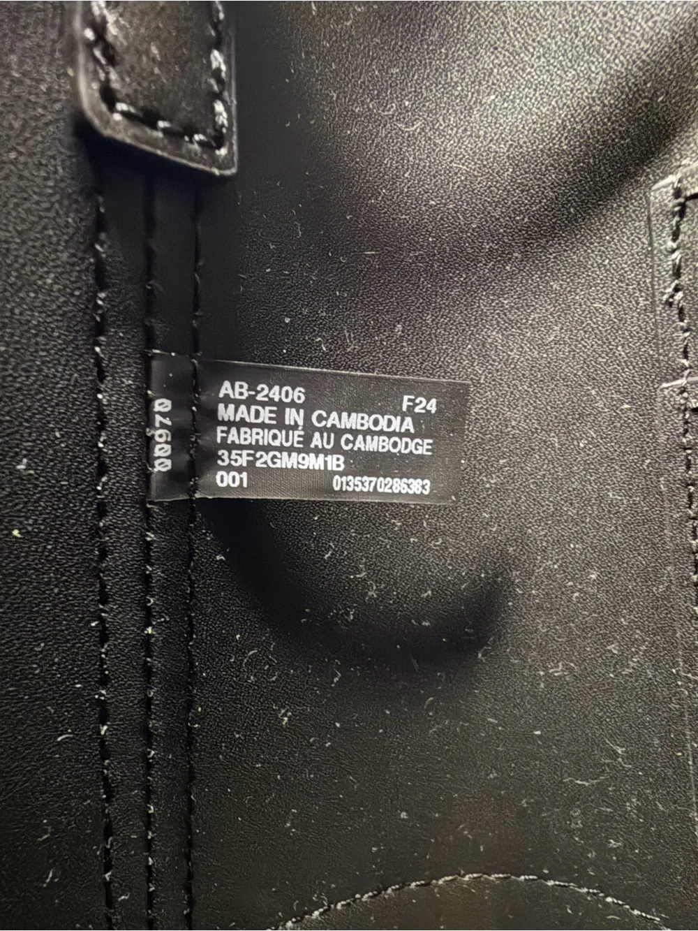 Michael Kors Black Mercer Small Bucket Crossbody Bag